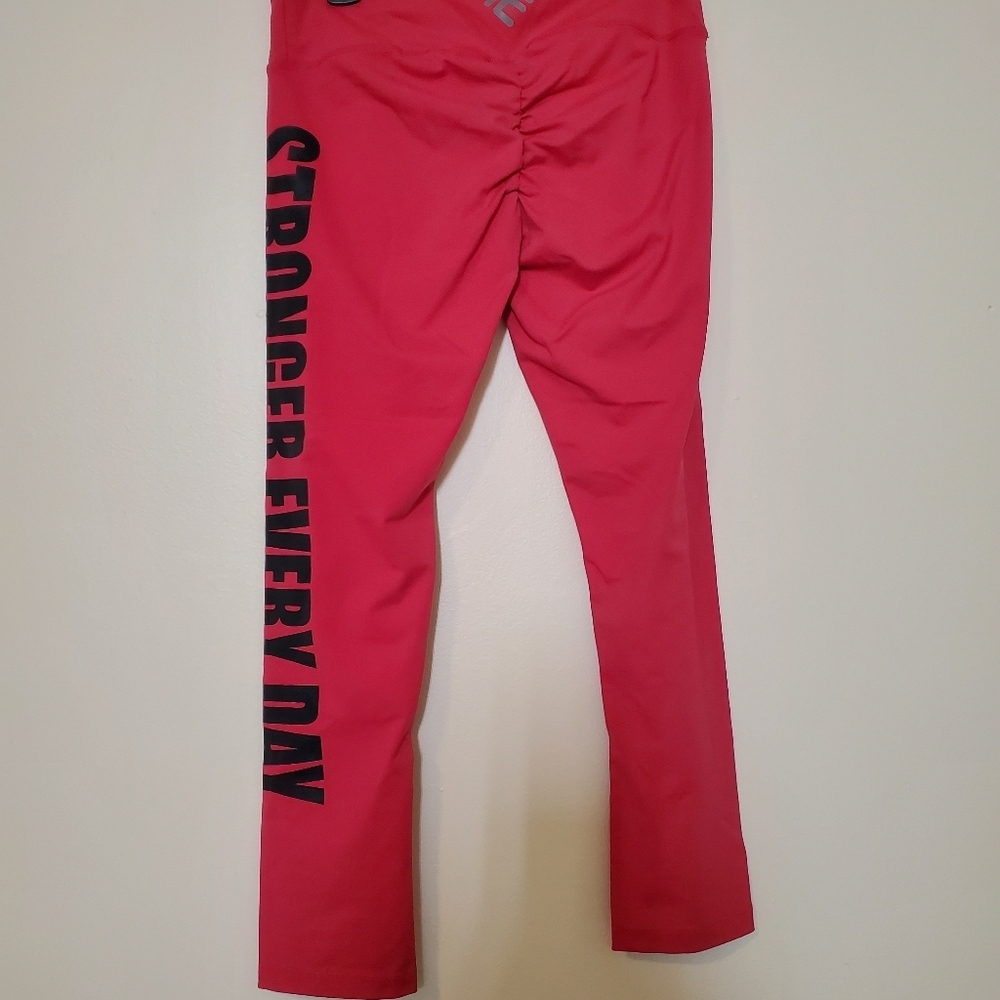 Autumn Calabrese for Beach Body "Stronger Everyday" Pink Leggings Mediun